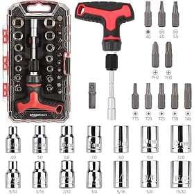 Amazon Basics 27-Piece Magnetic T-Handle Ratchet Wrench