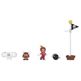 Cloud Super Mario Figurer Diorama 5-pack