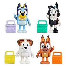 Bluey Figurer 4-Pack Skola