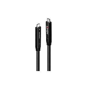 Lindy 43333 USB-kabel 10 m USB 3.2 Gen 1 (3.1 Gen 1) USB C Sort