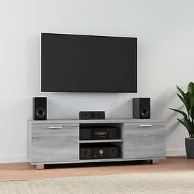 vidaXL TV Stand grå sonoma 120x40.5x35 cm konstruerat trä 342620