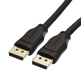 AmazonBasics DisplayPort to DisplayPort 1.4 4K 120Hz, 8K 60Hz