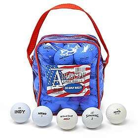 Second Chance 36 Lake Golf Balls with Storage Bag