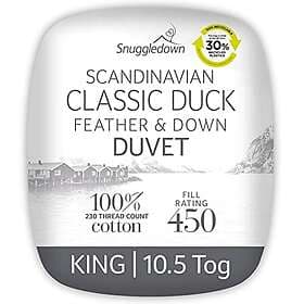 Snuggledown Duck Feather & Down King Size Duvet 10.5 Tog All Year Round Premium
