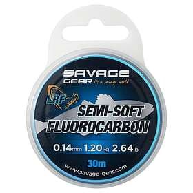 Savage Gear SG Semi-Soft Fluorocarbon Seabass 0.19 mm 30 m Clear