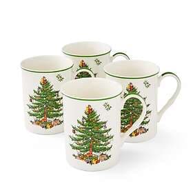 Spode Christmas Tree Mug 4-pack