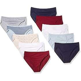 Amazon Essentials Cotton High Leg Brief (Women's)