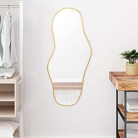 vidaXL Väggspegel guld 100x45 cm 348263