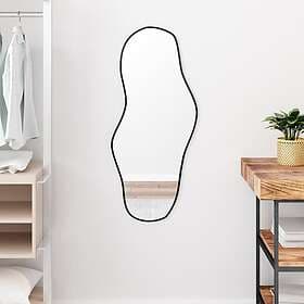 vidaXL Wall Mirror black 90x40cm