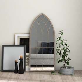 vidaXL Mirror sandfärgad 100x45 cm järn för inomhusbruk 3093511