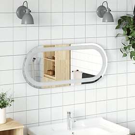 vidaXL Bathroom Mirror LED 70x30 cm oval 353284
