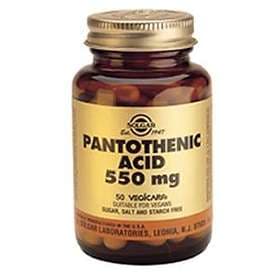 Solgar Pantothenic Acid 550mg Vegetable 50 Capsules