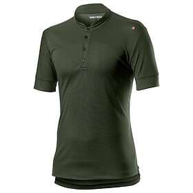 Castelli Tech Short Sleeve Polo Shirt Grönt XS Man