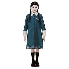 Smiffys Addams Family Wednesday Costume, Black, Dress & Wig
