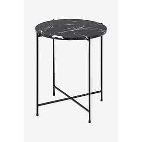 Nordform Sidobord Floke, 42 cm Svart marmor look