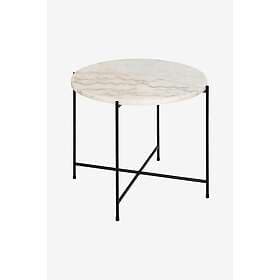 Nordform Sidobord Floke, Ø 52 cm Vit svart