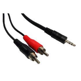 Cables Direct 3.5mm - 2RCA 10m