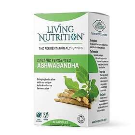 Living Nutrition Fermented Ashwagandha 60 Capsules EKO