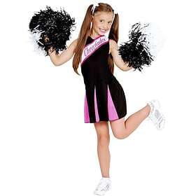 Widmann Cheerleader Black/Rosa Barndräkt maskeradkläder
