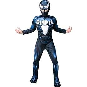 Rubies UK Venom Deluxe Barndräkt Superhjälte maskeradkläder Unisex L (H 128 cm)