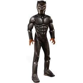 Rubies UK Avengers Black Panther Deluxe Barndräkt Avengers maskeradkläder Unisex