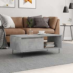 vidaXL Soffbord betonggrå 90x50x36.5 cm konstruerat trä 830568