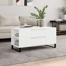 vidaXL Soffbord vit 102x44.5x50 cm konstruerat trä 831004
