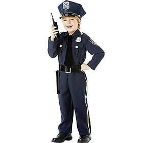 Amscan 9904186 barn polis kostym set, 6-8 år – 4 st