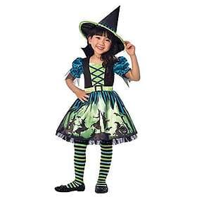 Amscan Witch Halloween Costume Age 4-6 Years (Green)