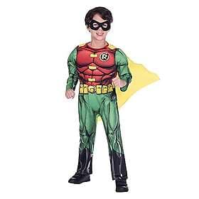Amscan 9906090 klassiska barn Warner Bros Robin maskeraddräkt (4-6 år), unisex b