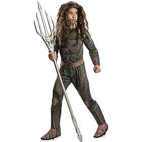 Rubies Rubie's 34598NS Officiell DC Justice League Aquaman Trident kostym, guld,