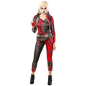 Rubies Harley Quinn Jumpsuit Halloween Suicide Squad 2 Villain Costume for Women