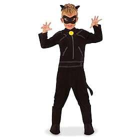 Rubies Miraculous Ladybug Cat Noir Costume with Eye Mask Child Size M (5-6 years