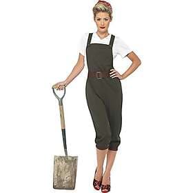 Smiffys WW2 Land Girl Costume Green