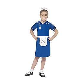 Smiffys Nurse Costume Blue Size S Age 4-6