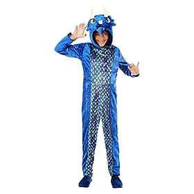 Smiffys Smiffy's 71086M dinosauriekostym, unisex, blå, M-7-9 years