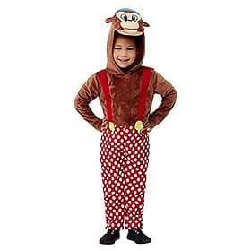 Smiffys Smiffy's 52253T1 rasmuskostym, officiell licensprodukt, unisex barn, bru