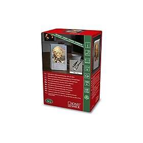 Konstsmide 4285–200 LED Water Lantern "Book with Robin" White