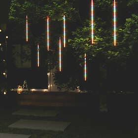 vidaXL Meteor Shower 8 st 50 cm 288 LED Indoor/Outdoor Multicolour