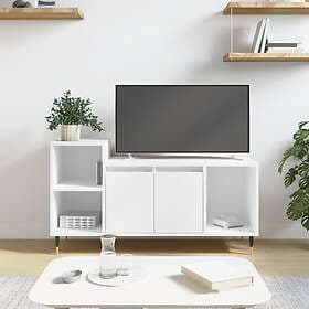 vidaXL TV Stand vit 100x35x55 cm konstruerat trä 831308