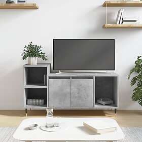 vidaXL TV Stand betonggrå 100x35x55 cm konstruerat trä 831312