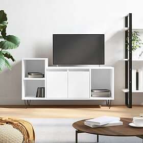 vidaXL TV Stand vit högglans 100x35x55 cm konstruerat trä 831318