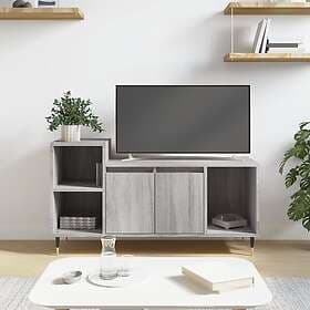 vidaXL TV Stand grå sonoma 100x35x55 cm konstruerat trä 831314