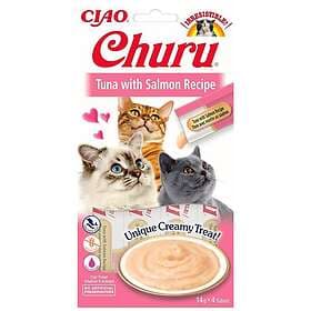 Churu Cat Creamy Tuna with Salmon, 4-pack