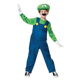 Morphsuits Luigi Deluxe Barn Maskeraddräkt - Large