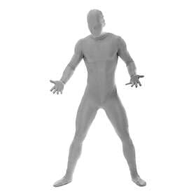 Morphsuits Morphsuit Silver Maskeraddräkt