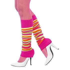 Smiffys Leg Warmers Neon Stripes Costume