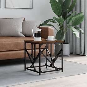 vidaXL Soffbord brun ek 45x45x47.5 cm konstruerat trä 834124