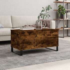 vidaXL Console Table Smoked Oak 90x44.5x45cm Constructed Wood 830985