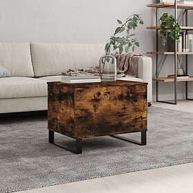 vidaXL Soffbord rökfärgad ek 60x44.5x45 cm konstruerat trä 830961